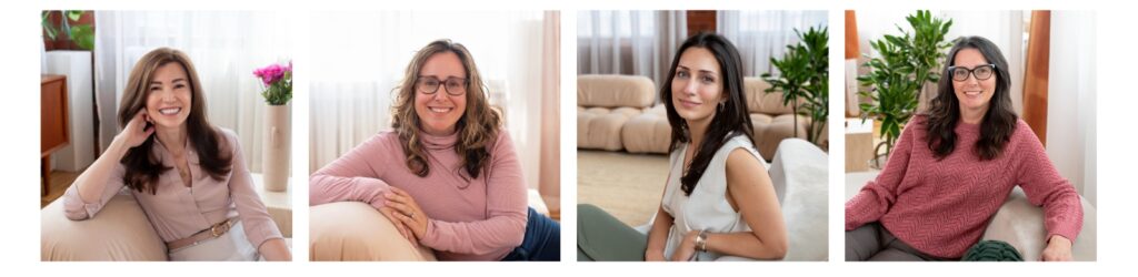 Image of 4 therapists illustrating the Best IFS Therapist Toronto Richmond Hill Vaughan